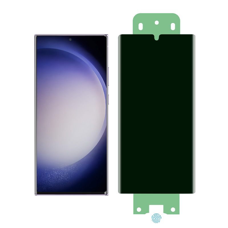Galaxy S23 Ultra Screen Protector Film without White Mounting Box detail