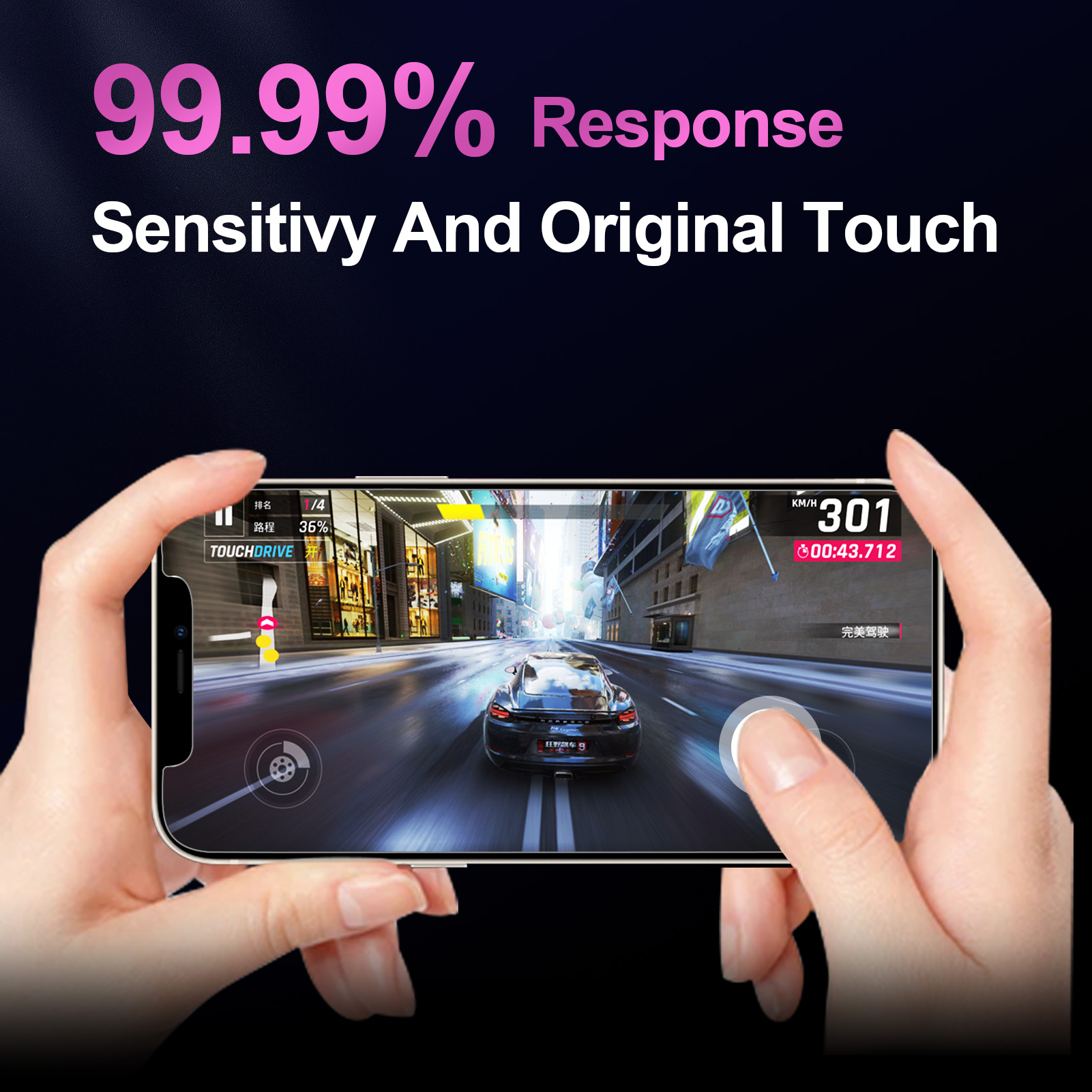 Mohave 2Pack Screen Protector compatible with iPhone 13 mini(5.4-Inch, 2021 Model), Tempered Glass-Mohave