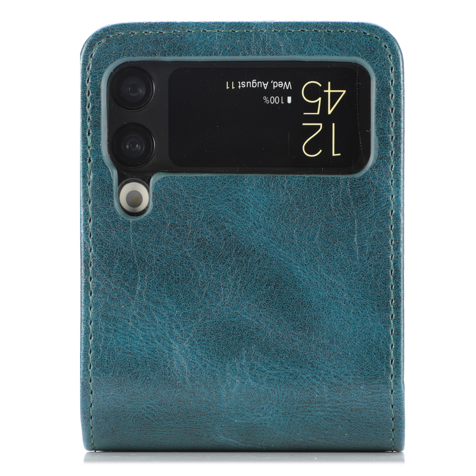 Leather Card Holder Phone Case for Galaxy Z Flip 4