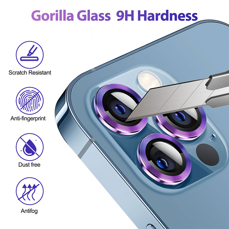 Multi-color iPhone Camera Lens Protector detail