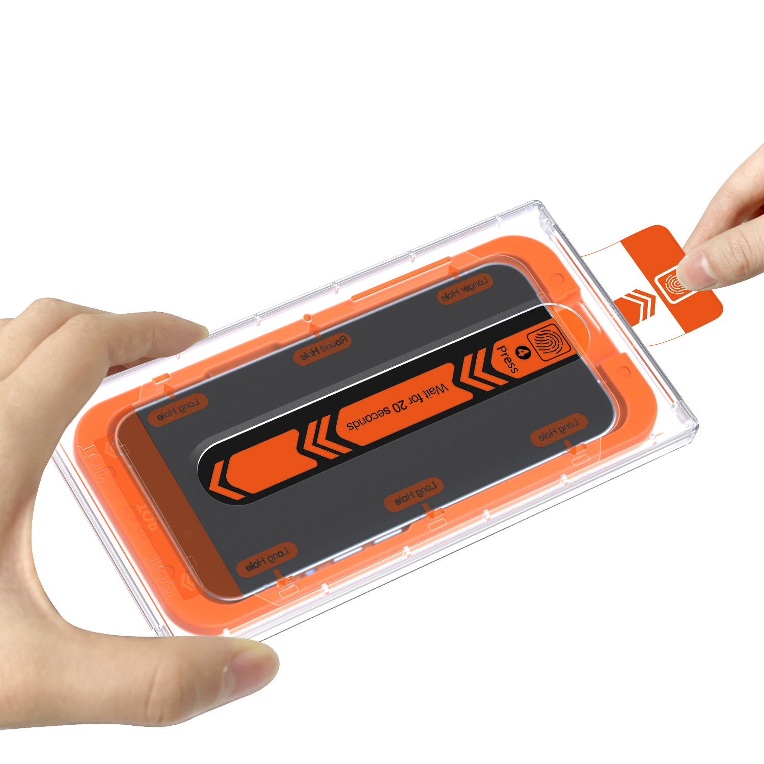 HD Glass Screen Protector for iPhone 14 detail