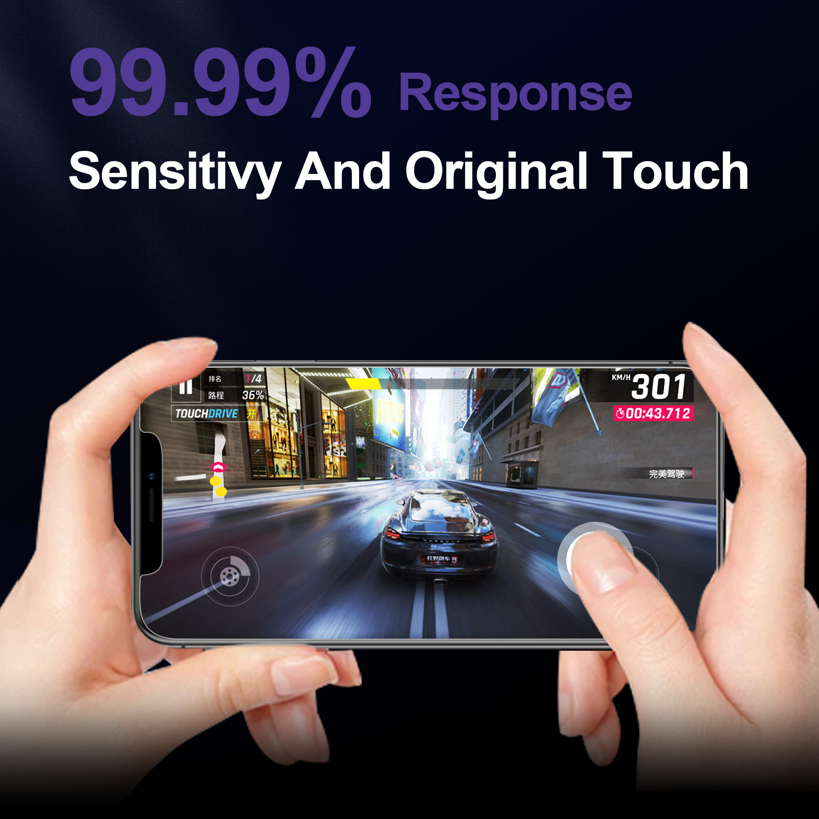 Mohave 2Pack Screen Protector compatible with iPhone XS Max/iPhone 11 pro Max 6.5" Clear HD-Mohave