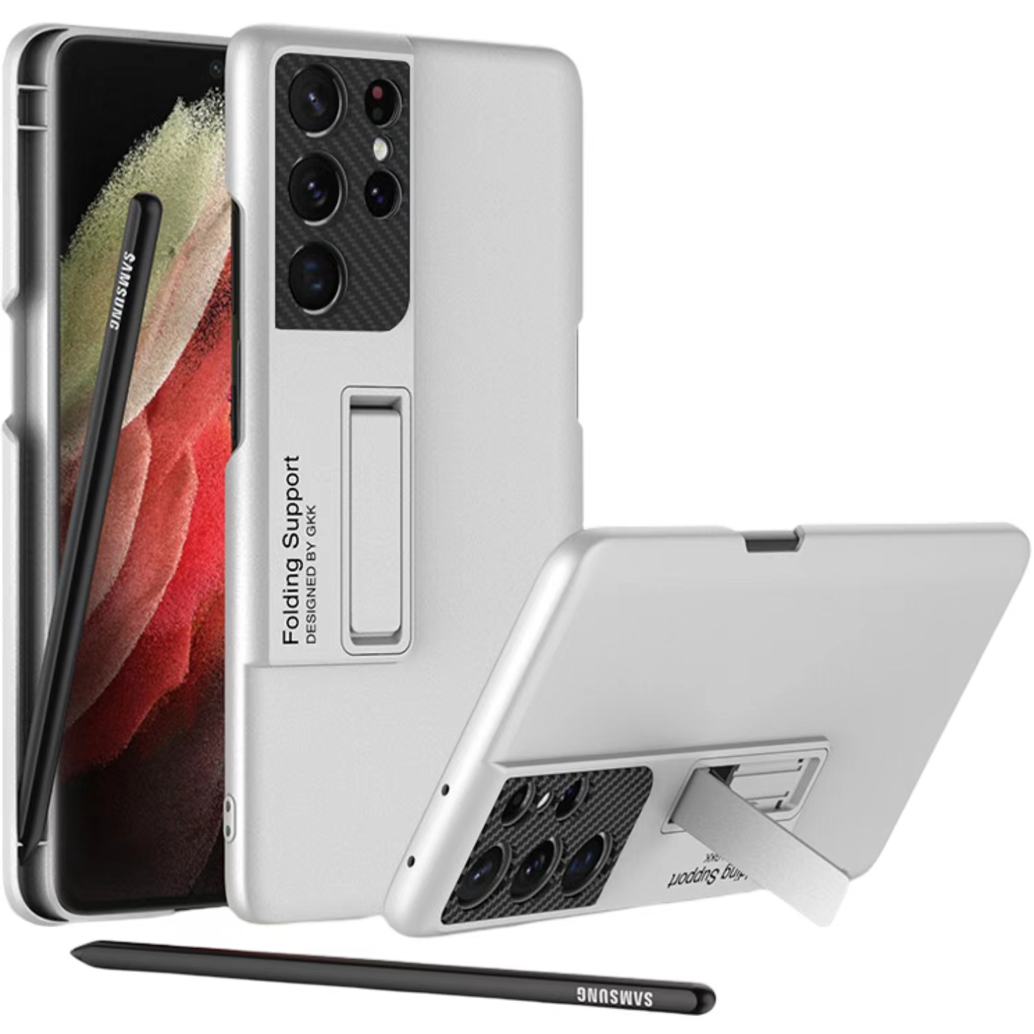 Samsung Galaxy S21 Ultra Silicone Case with S Pen detail