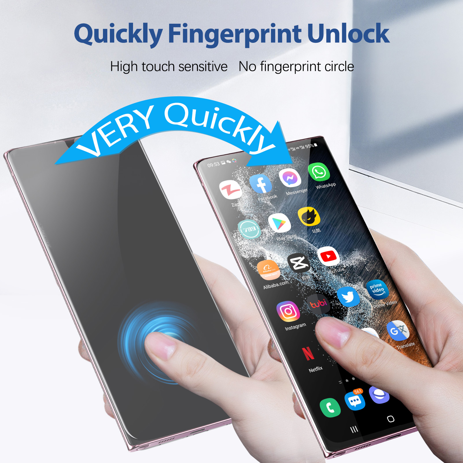 Premium Screen Protector with Box for Galaxy S23 Ultra