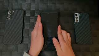 Slim Carbon Fiber Case for Samsung Galaxy S22 Plus-Mohave