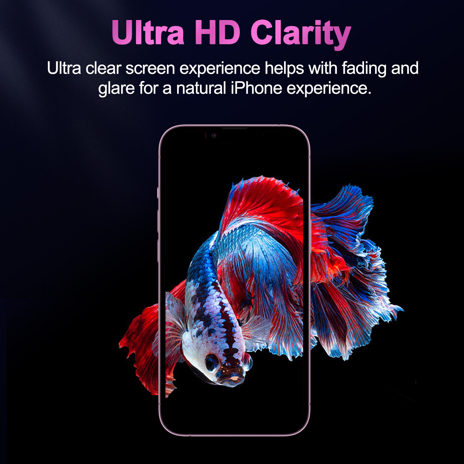 Mohave 2Pack Screen Protector compatible with iPhone 13 mini(5.4-Inch, 2021 Model), Tempered Glass-Mohave