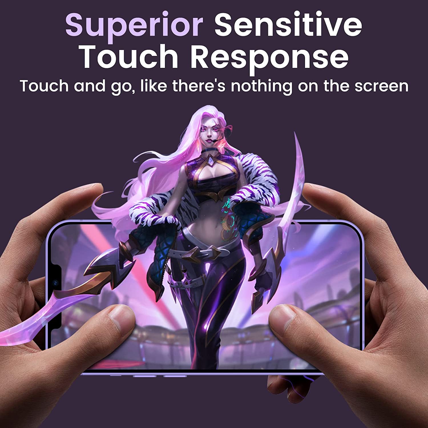 2Pack Screen Protector compatible with iPhone 12/iPhone 12 Pro (6.1-Inch, 2020 Model) Clear HD-Mohave