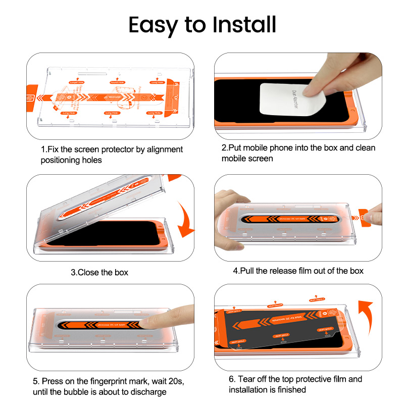 Galaxy S25 Plus Screen Protector without Box detail