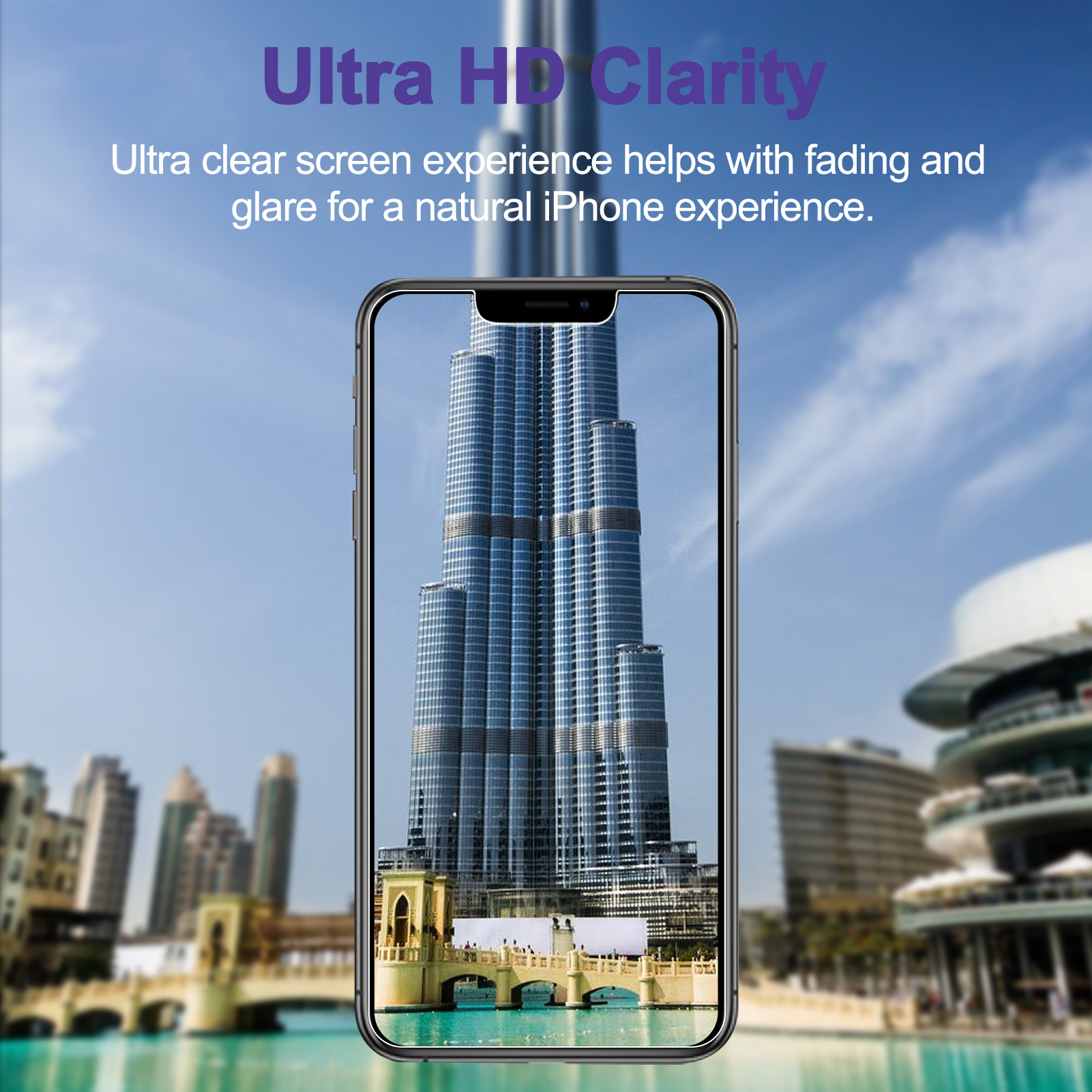 Mohave 2Pack Screen Protector compatible with iPhone XS Max/iPhone 11 pro Max 6.5" Clear HD-Mohave