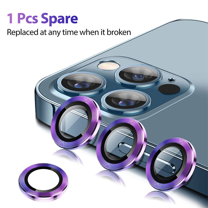 Multi-color iPhone Camera Lens Protector detail