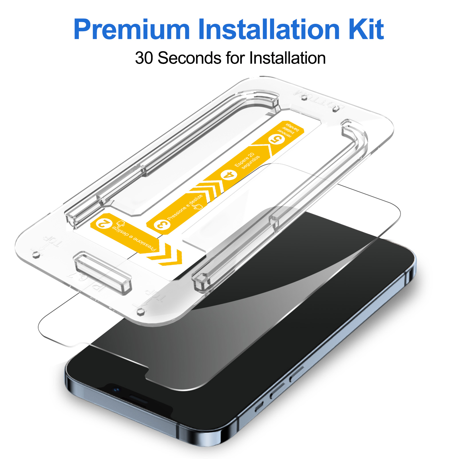 Mohave 2Pack Screen Protector compatible with iPhone 13 pro max(6.7-Inch, 2021 Model), Tempered Glass detail