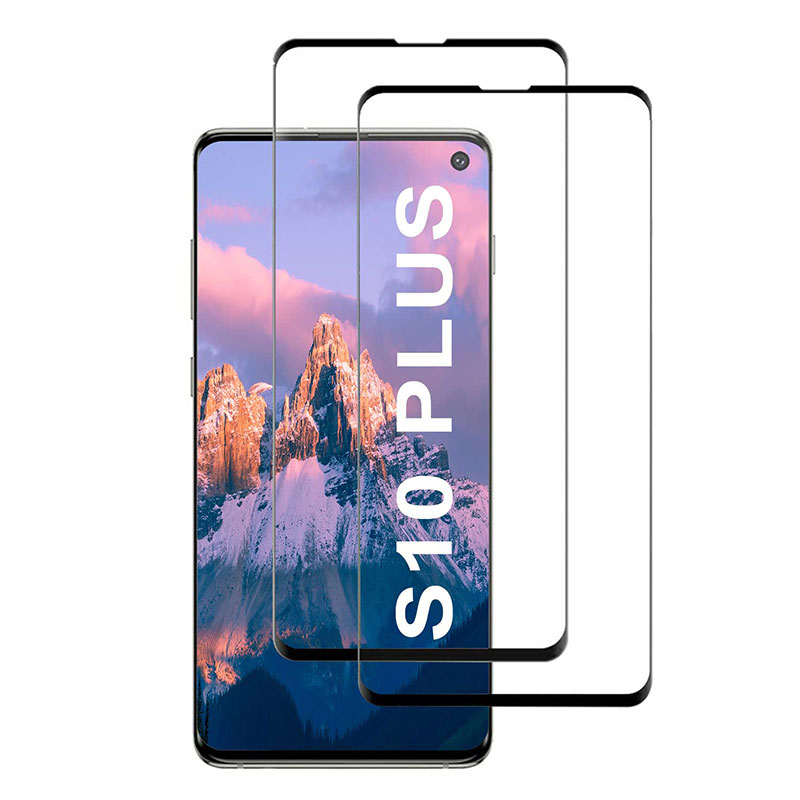 Samsung Galaxy S10 Plus Full Cover 3D Tempered Glass HD Screen Protector 7H-Mohave