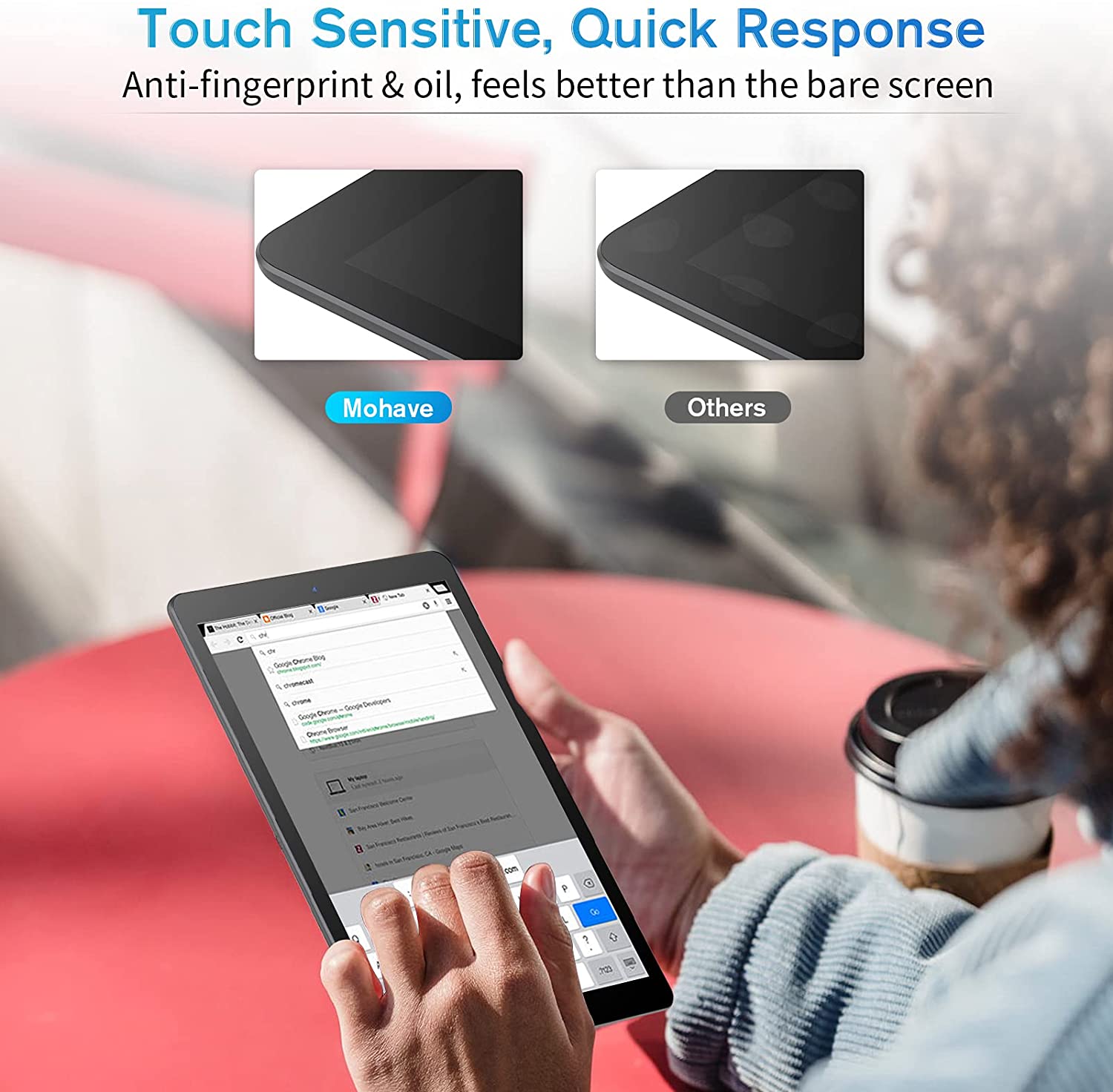 Mohave 2Pack Screen Protector compatible with iPad (10.5-Inch, 2017/2019 Model), Tempered Glass-Mohave