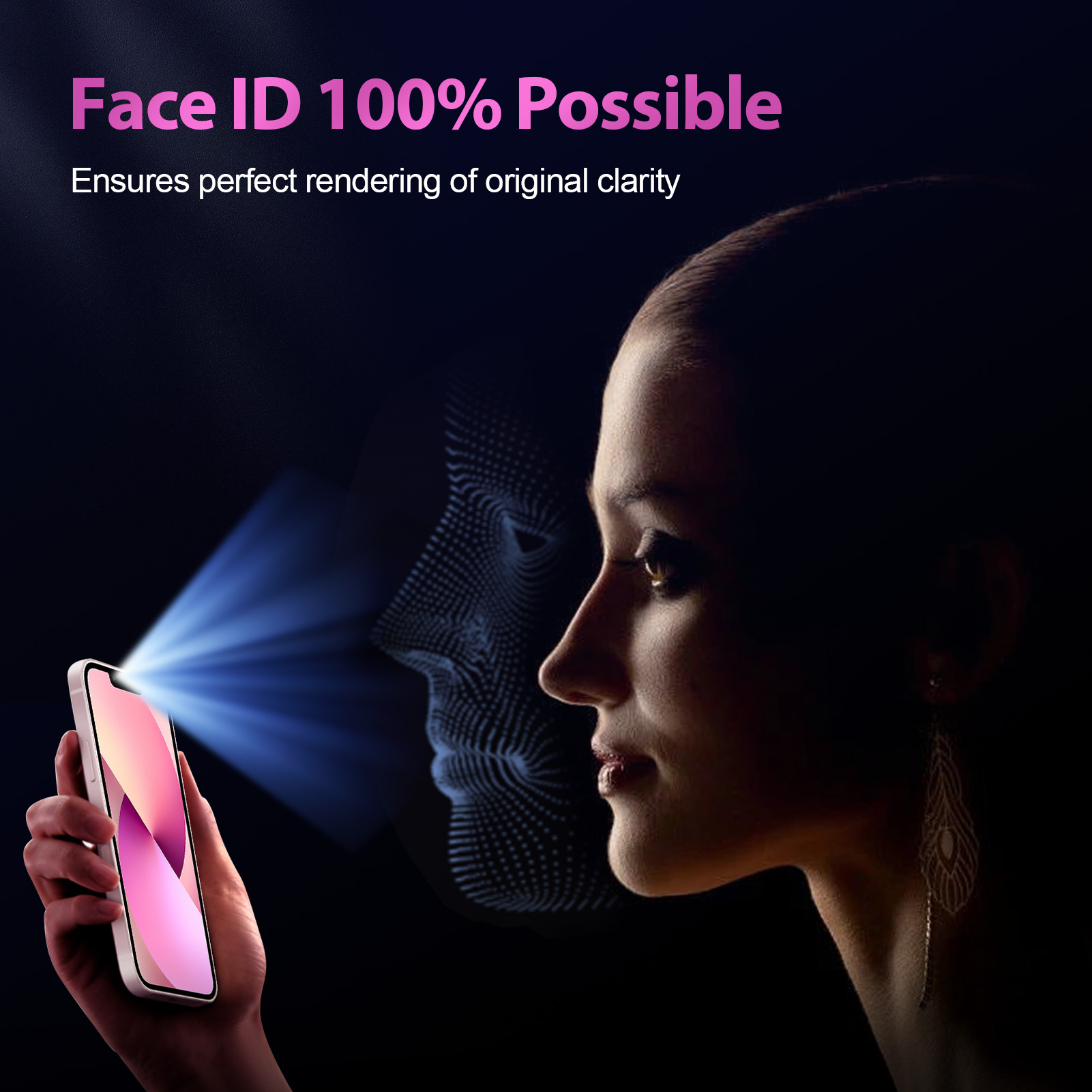 Mohave 2Pack Screen Protector compatible with iPhone 13 mini(5.4-Inch, 2021 Model), Tempered Glass-Mohave