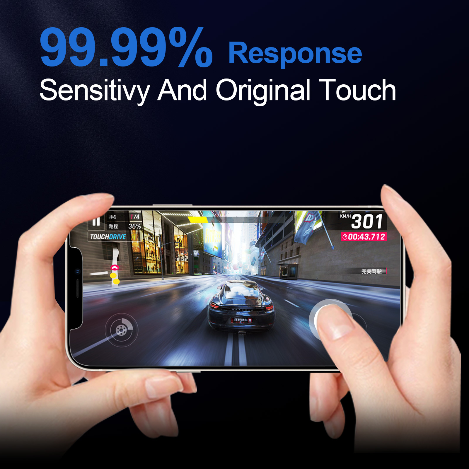 Mohave 2Pack Screen Protector compatible with iPhone 13 pro max(6.7-Inch, 2021 Model), Tempered Glass-Mohave