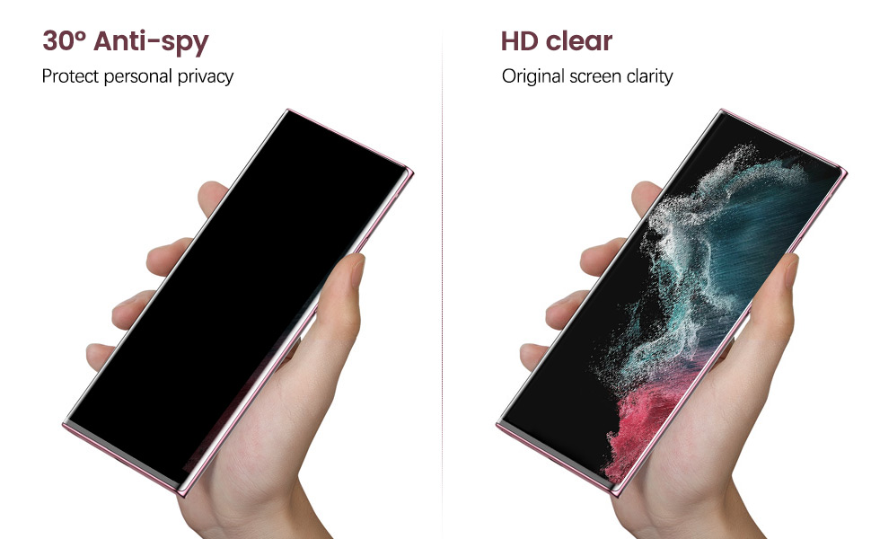 Samsung Galaxy S22 Ultra 5G privacy screen protector