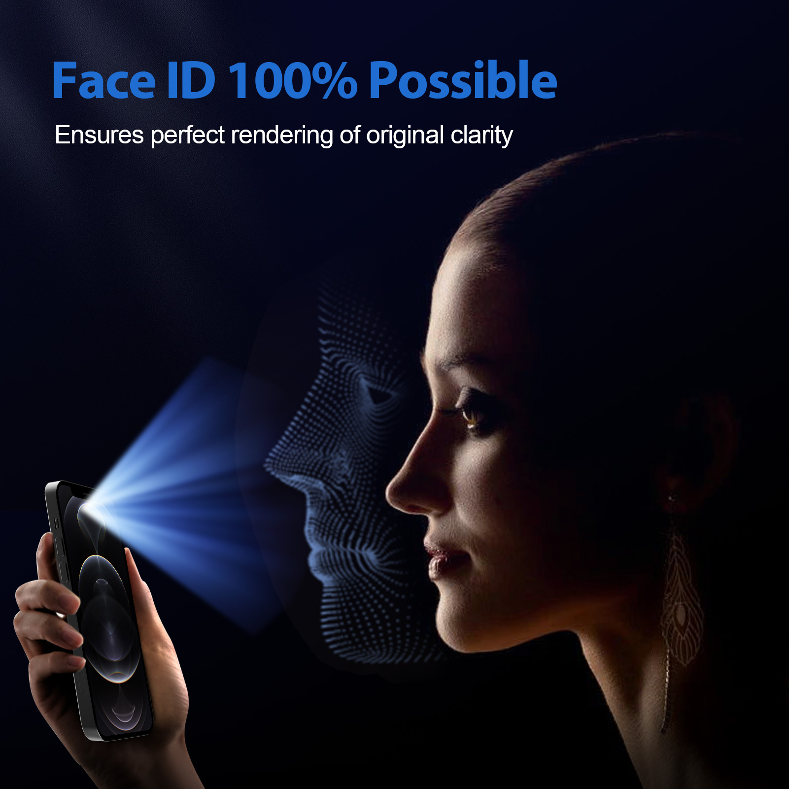 Mohave 2Pack Screen Protector compatible with iPhone X/XS/iPhone 11 pro(5.8-inch, 2018 Model), Tempered Glass-Mohave