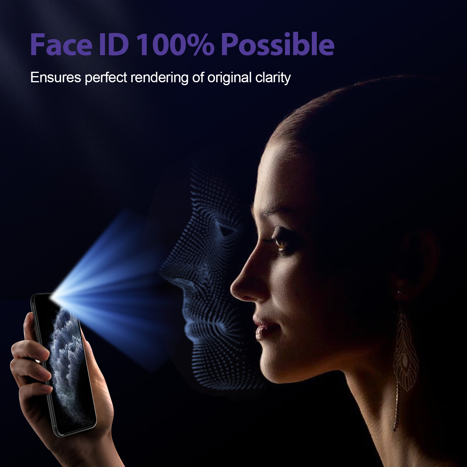 Mohave 2Pack Screen Protector compatible with iPhone XS Max/iPhone 11 pro Max 6.5" Clear HD-Mohave