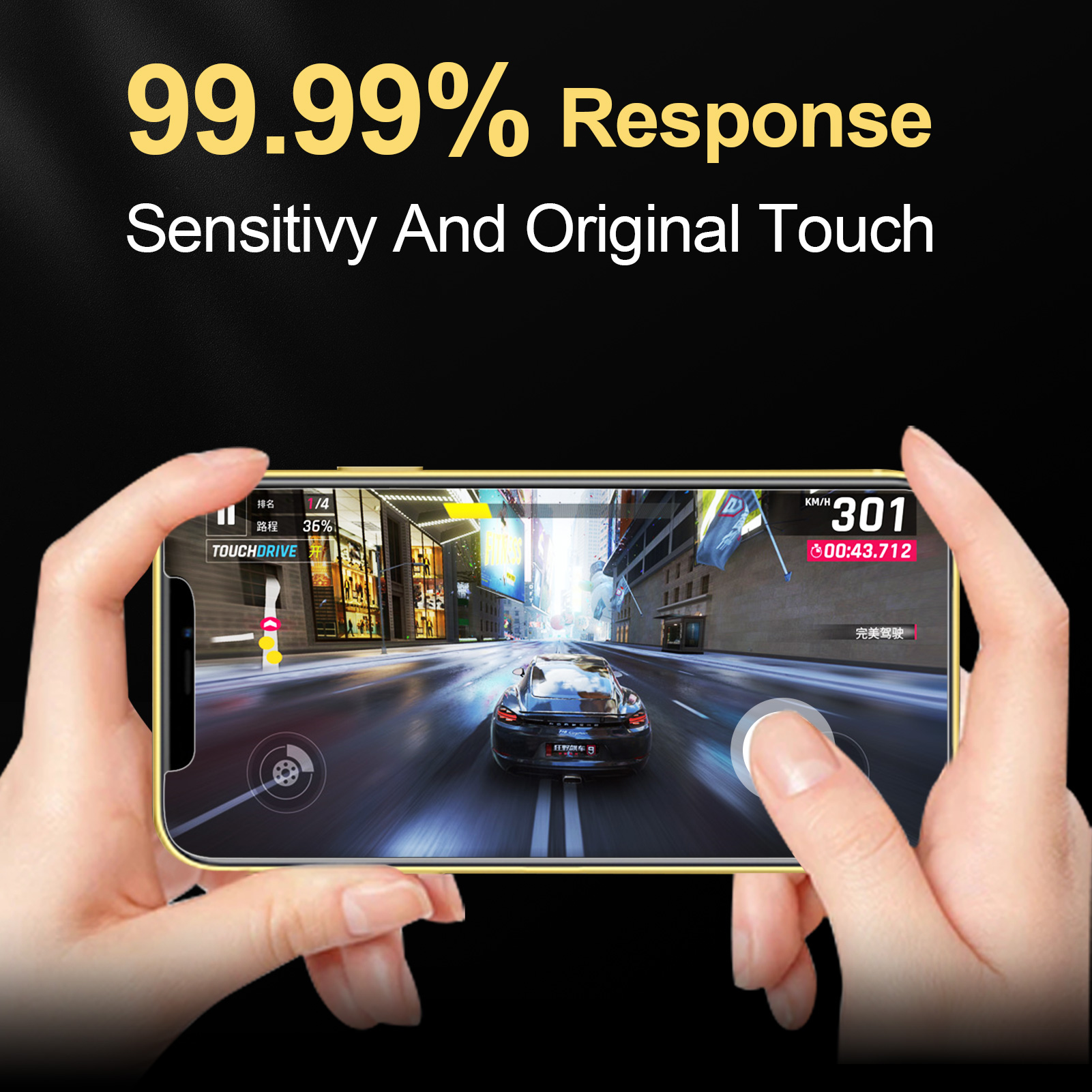 Mohave 2Pack Screen Protector compatible with iPhone XR/iPhone 11 6.1 "Clear HD-Mohave