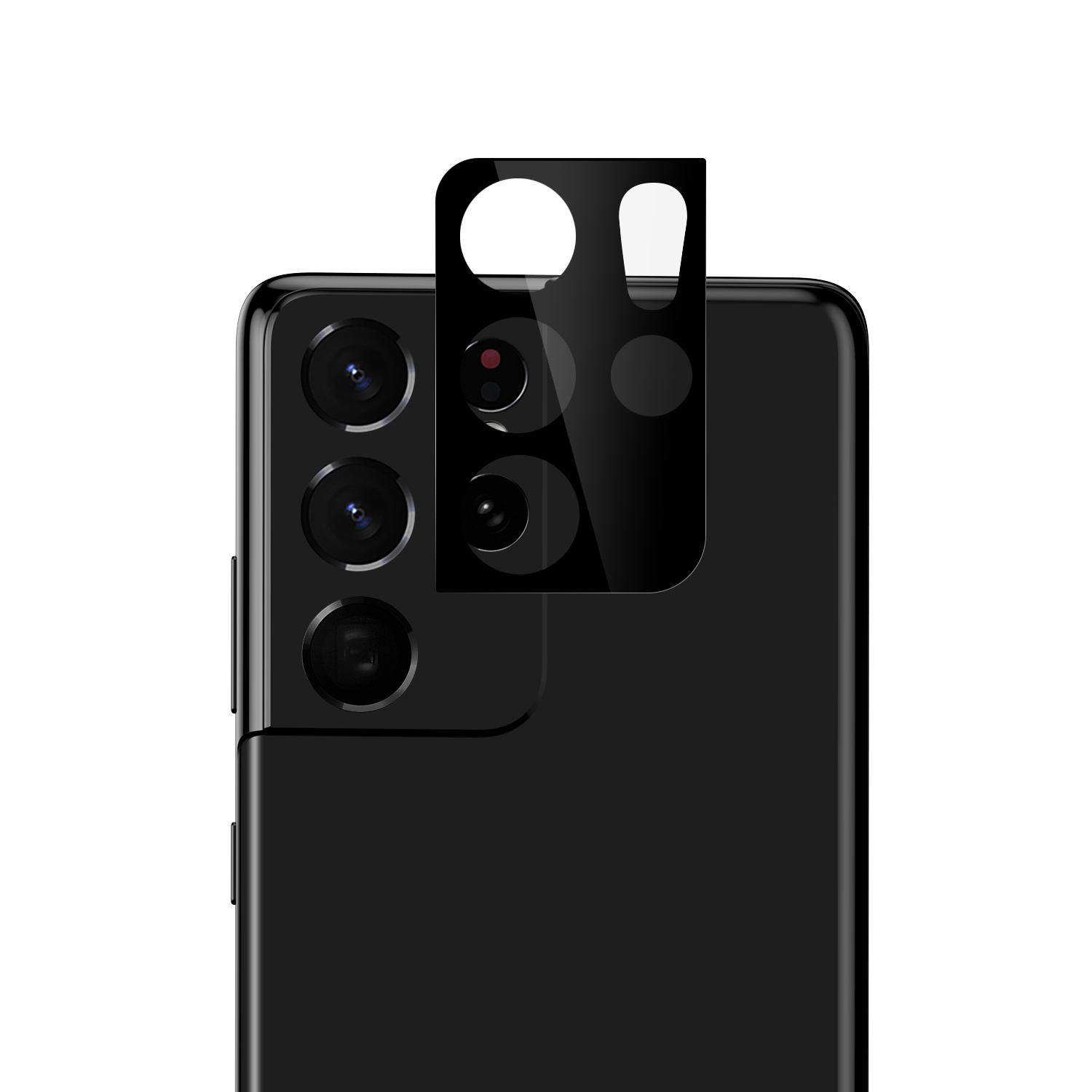 Camera Lens Protector 9H Glass for Samsung Galaxy S21 Ultra Black product details