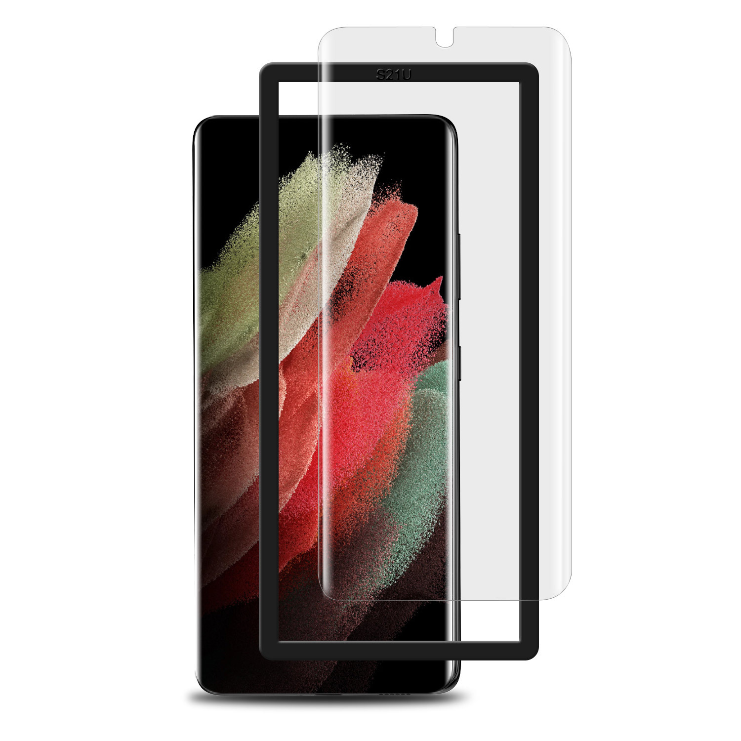 Galaxy S21 Ultra Tempered Glass Screen Protector with Easy-install Tray detail