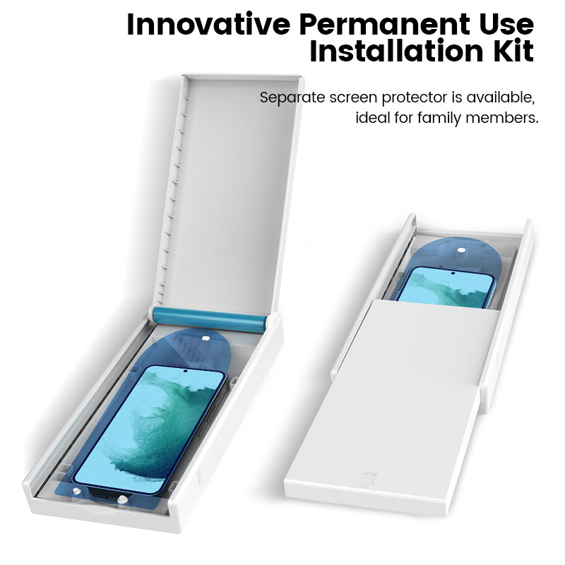 Easy-install Screen Protector Box for Samsung S22/S22+/S22 Ultra