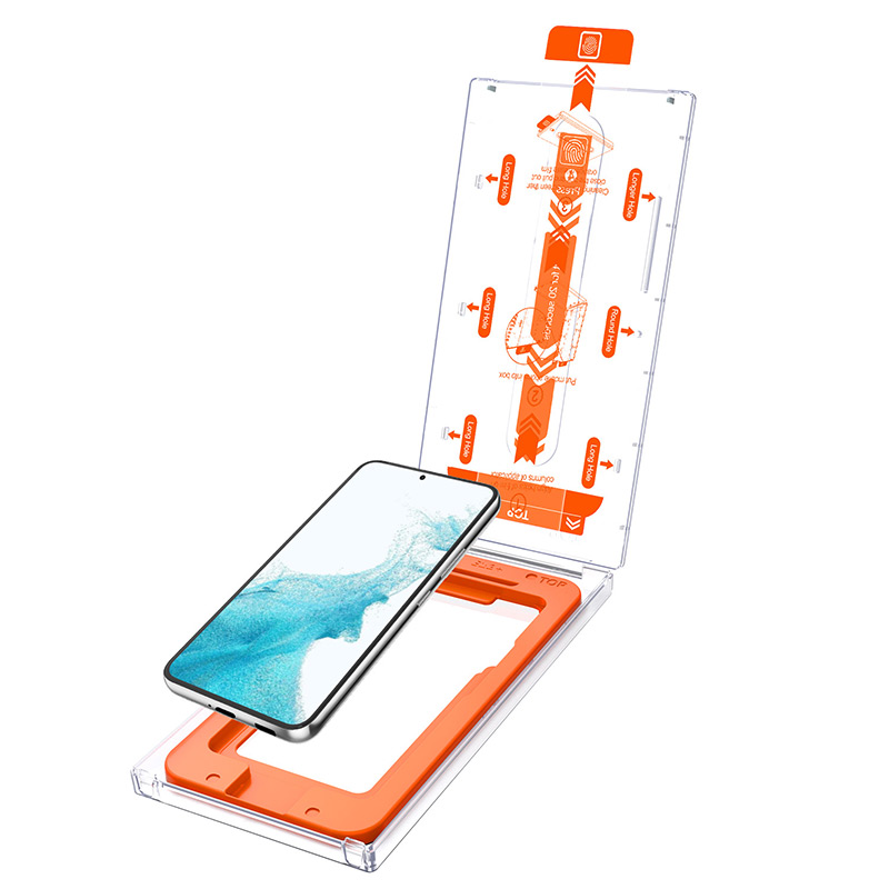EZ Fit Glass Screen Protector for Galaxy S22 (without the Auto-fit Box)