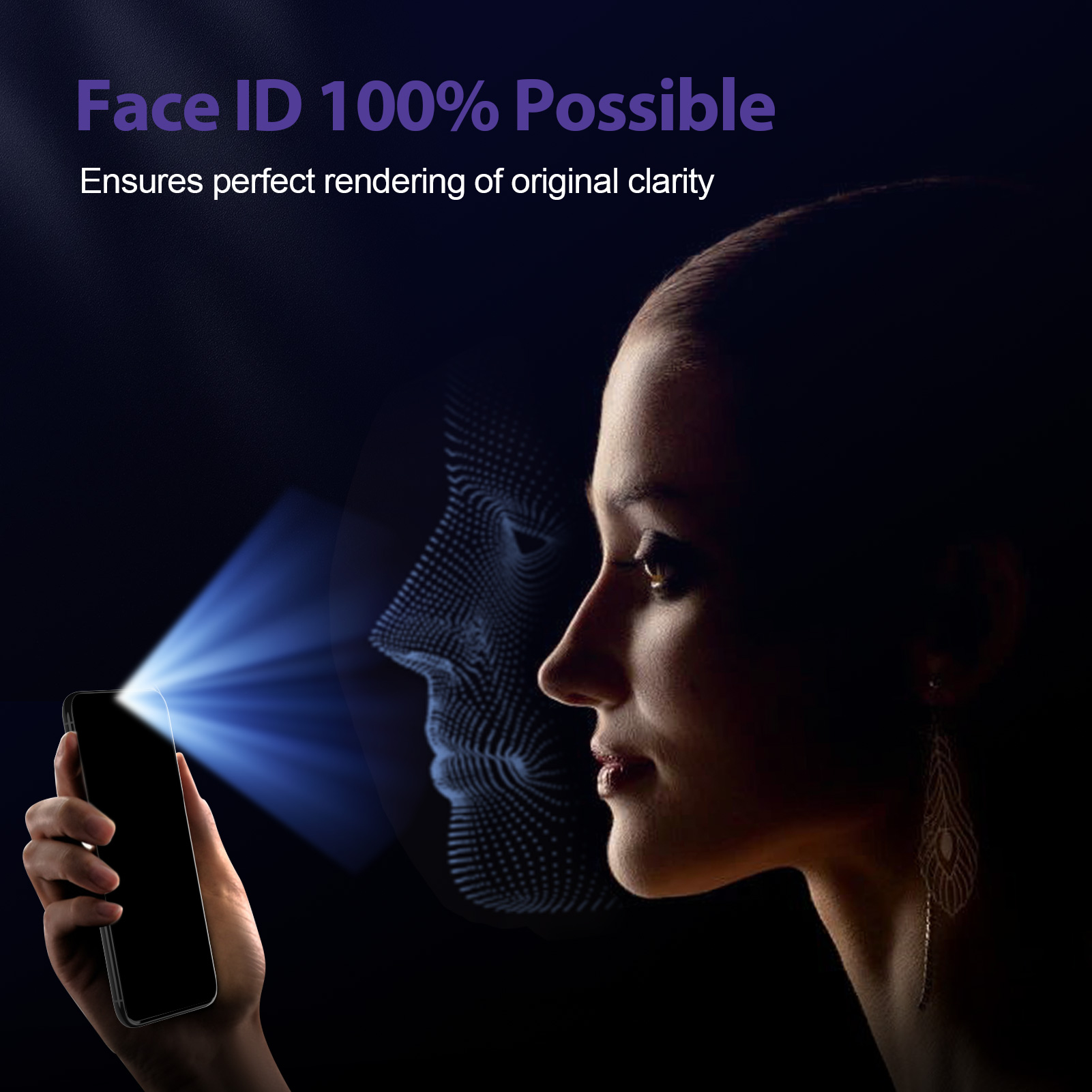 2Pack Screen Protector compatible with iPhone XS Max/iPhone 11 Pro Max(6.5-Inch, 2019 Model) Privacy Tempered Glass-Mohave