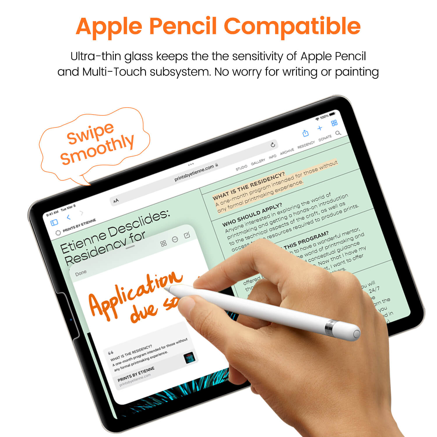 iPad EZ Glass Screen Protector-Mohave