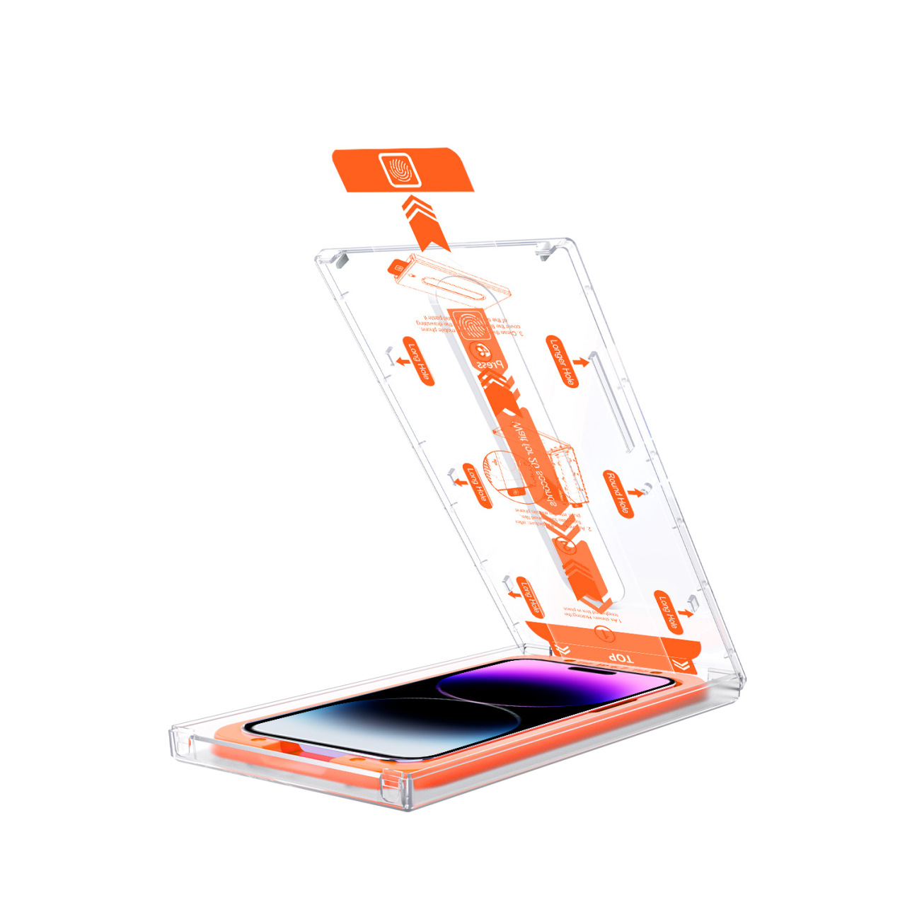iPhone Screen Protector with Easy-install Box detail