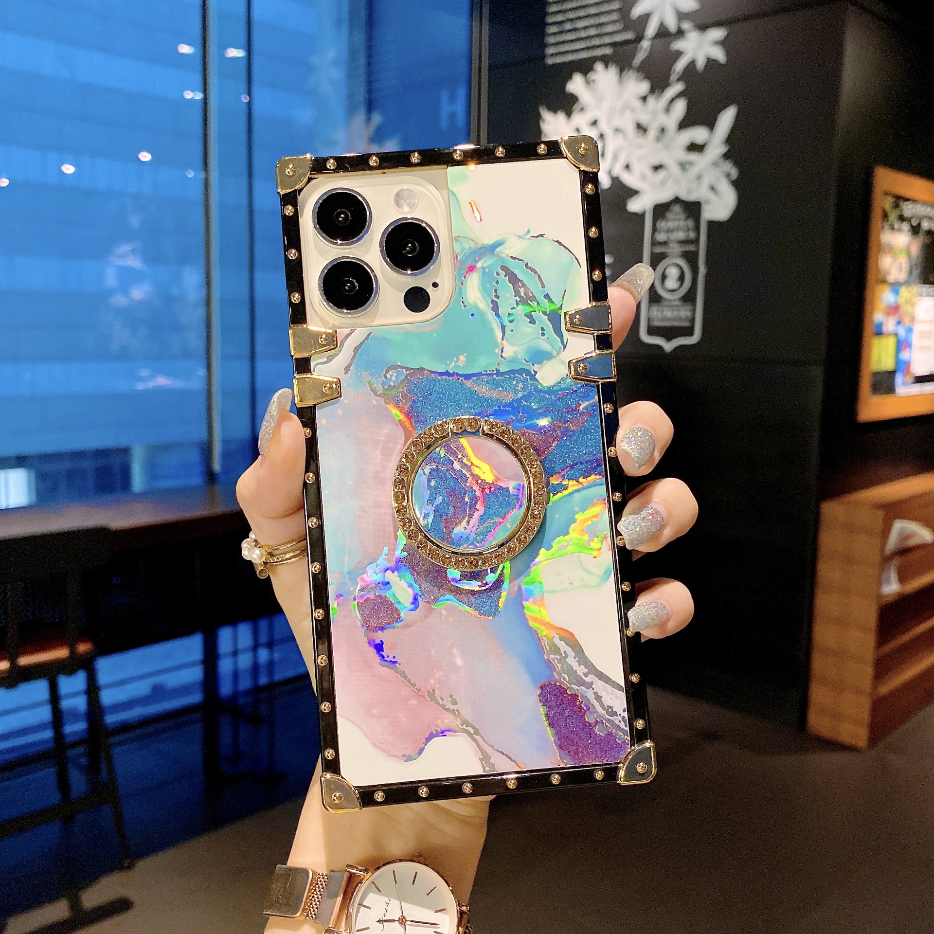 Stylish Marble Phone Cases for iPhone Series installation and fit