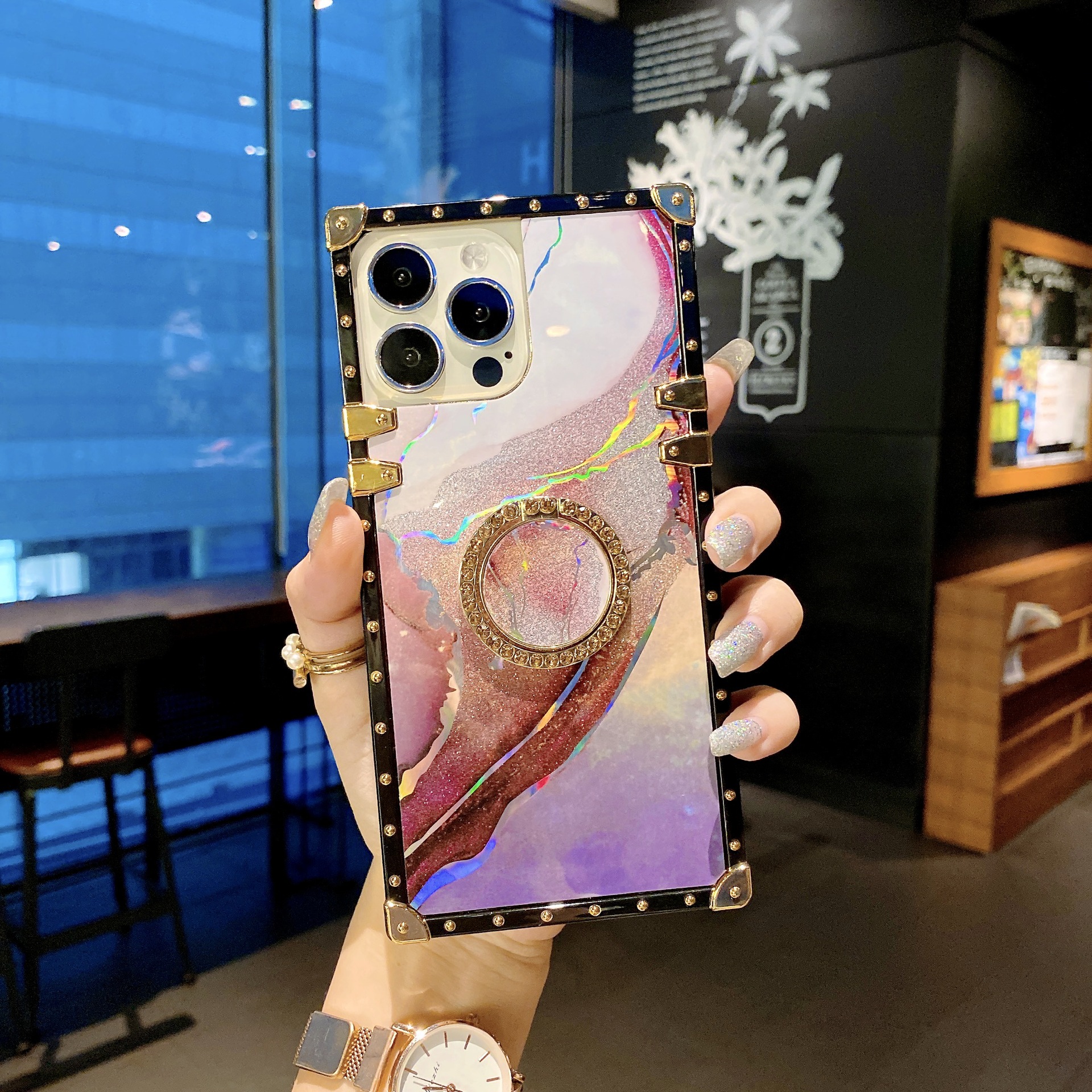Stylish Marble Phone Cases for iPhone Series detail
