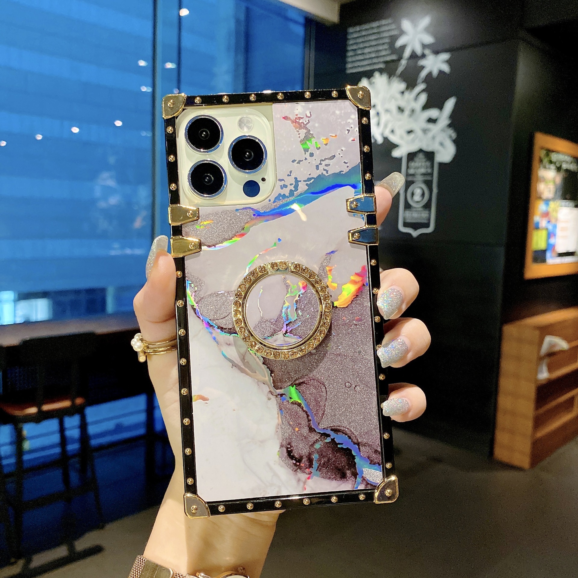 Stylish Marble Phone Cases for iPhone Series detail