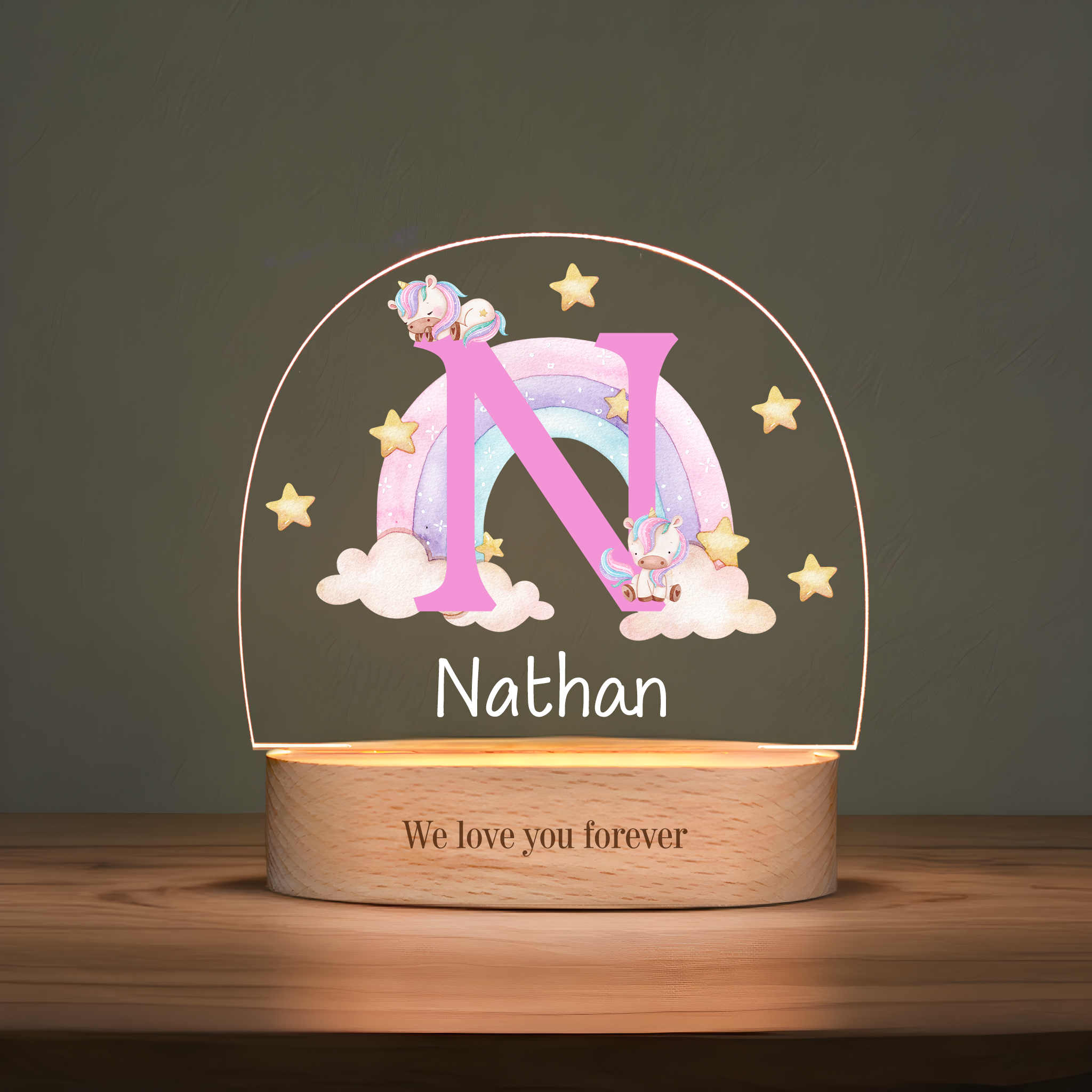Personalized Kid's Name Night Light