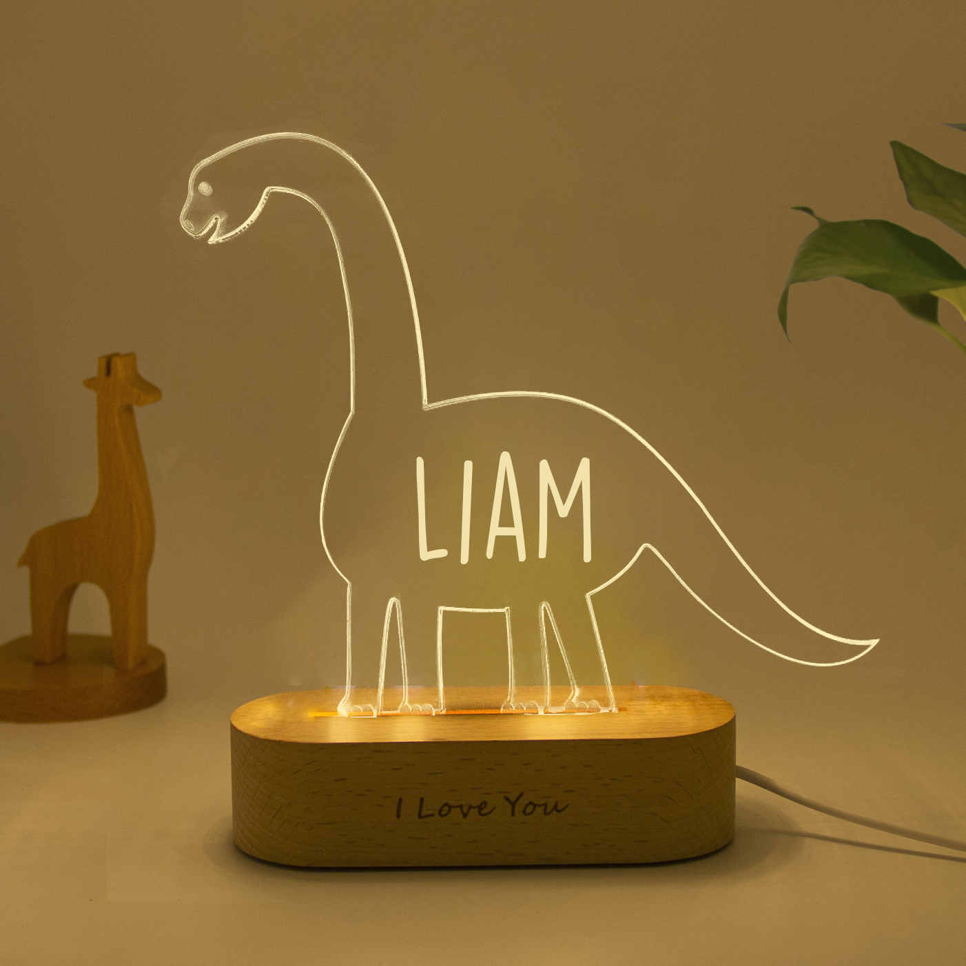 Custom Dinosaur Night Lights