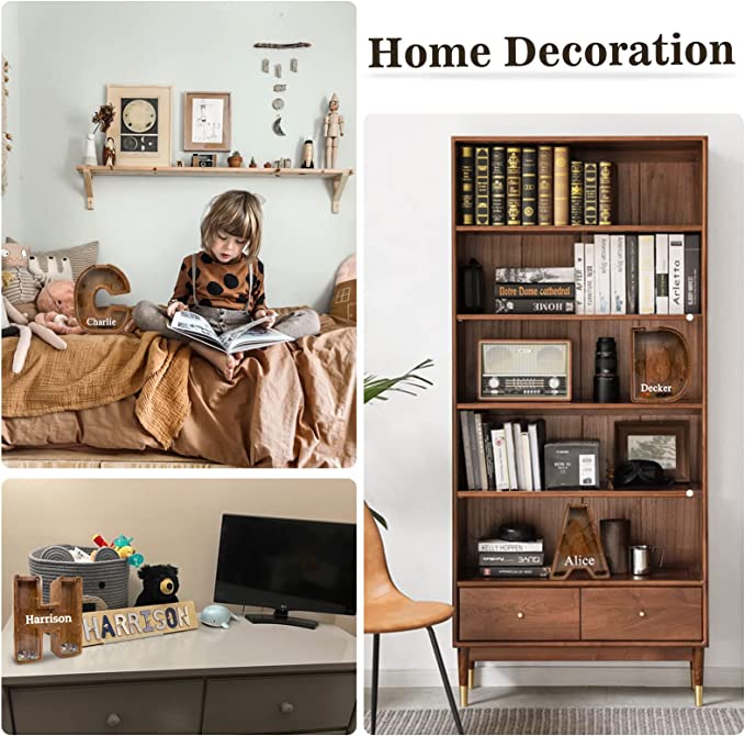 Personalized Wooden Letter Piggy Bank -  $29.95 Today ONLY 