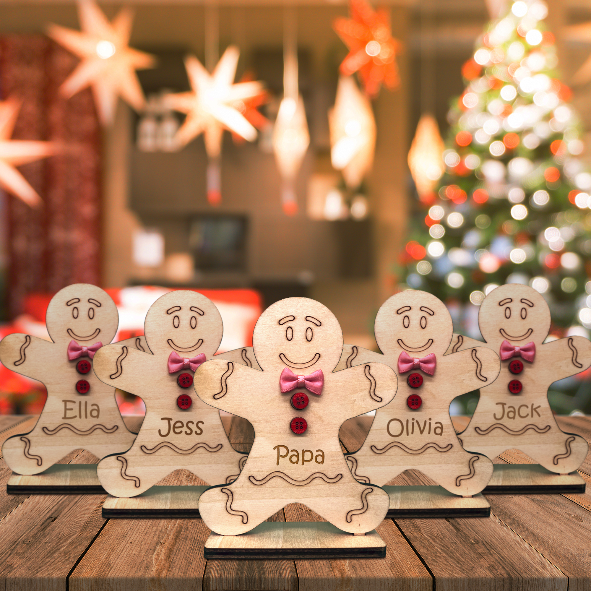 Personalized Freestanding Gingerbread