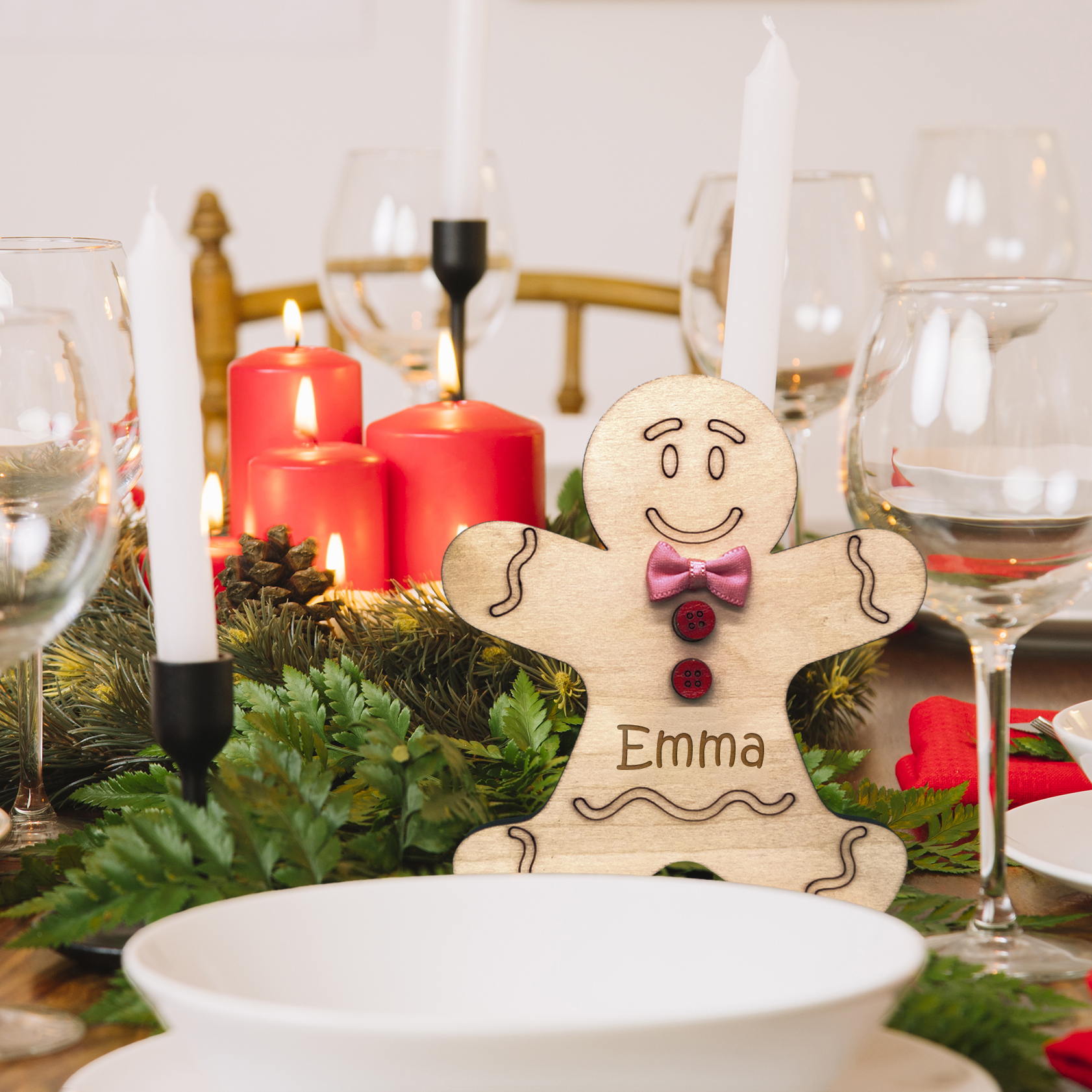 Personalized Freestanding Gingerbread