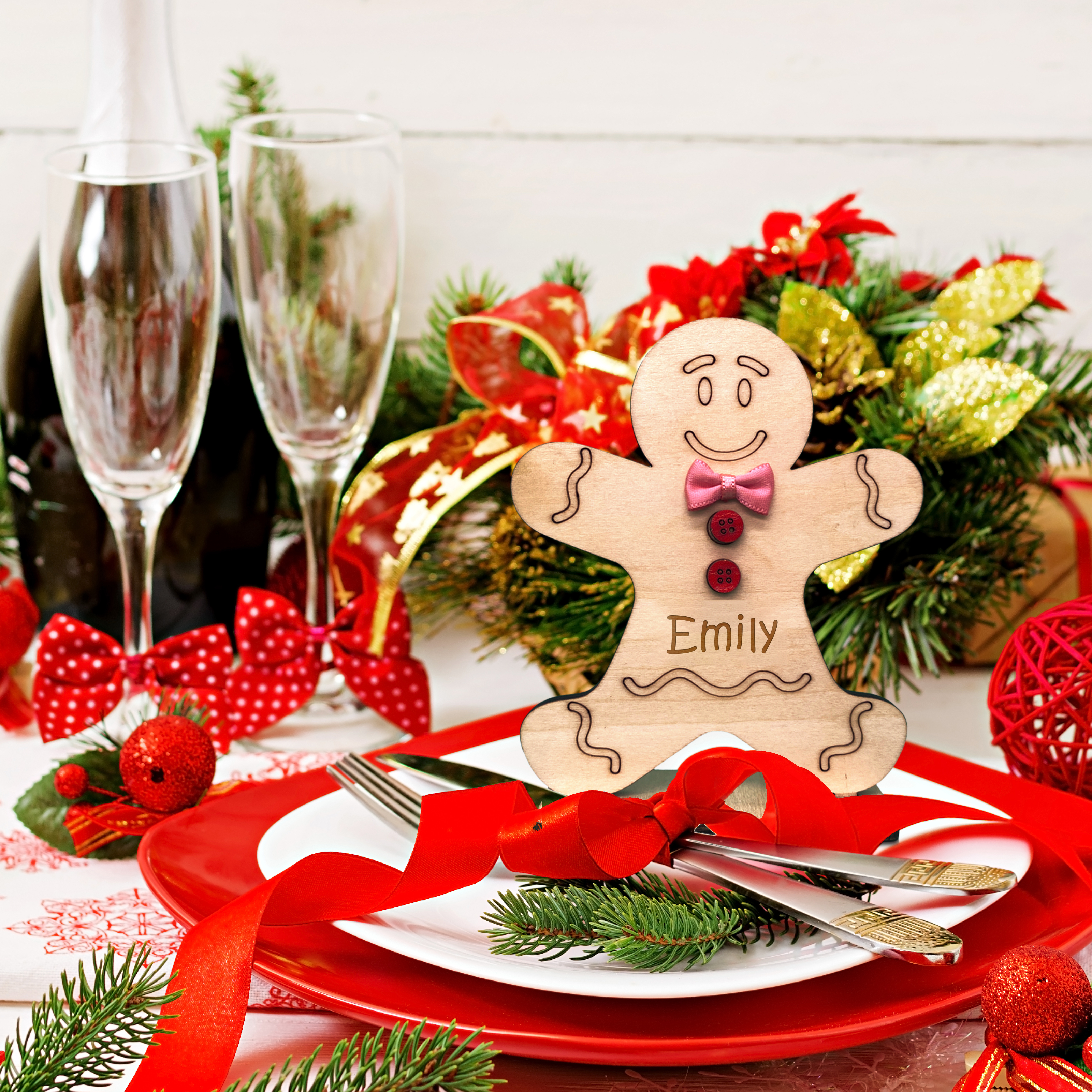 Personalized Freestanding Gingerbread