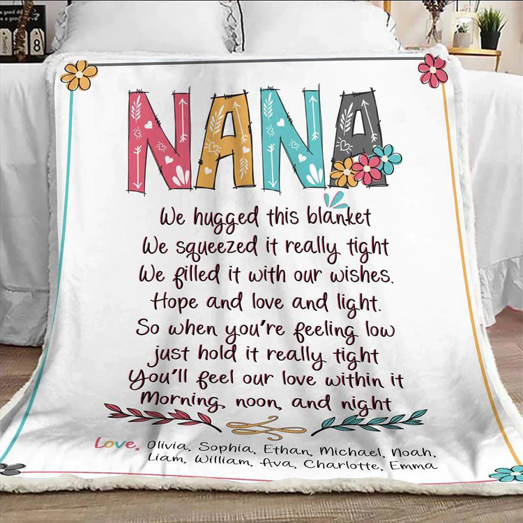 Personalized Nana Blanket