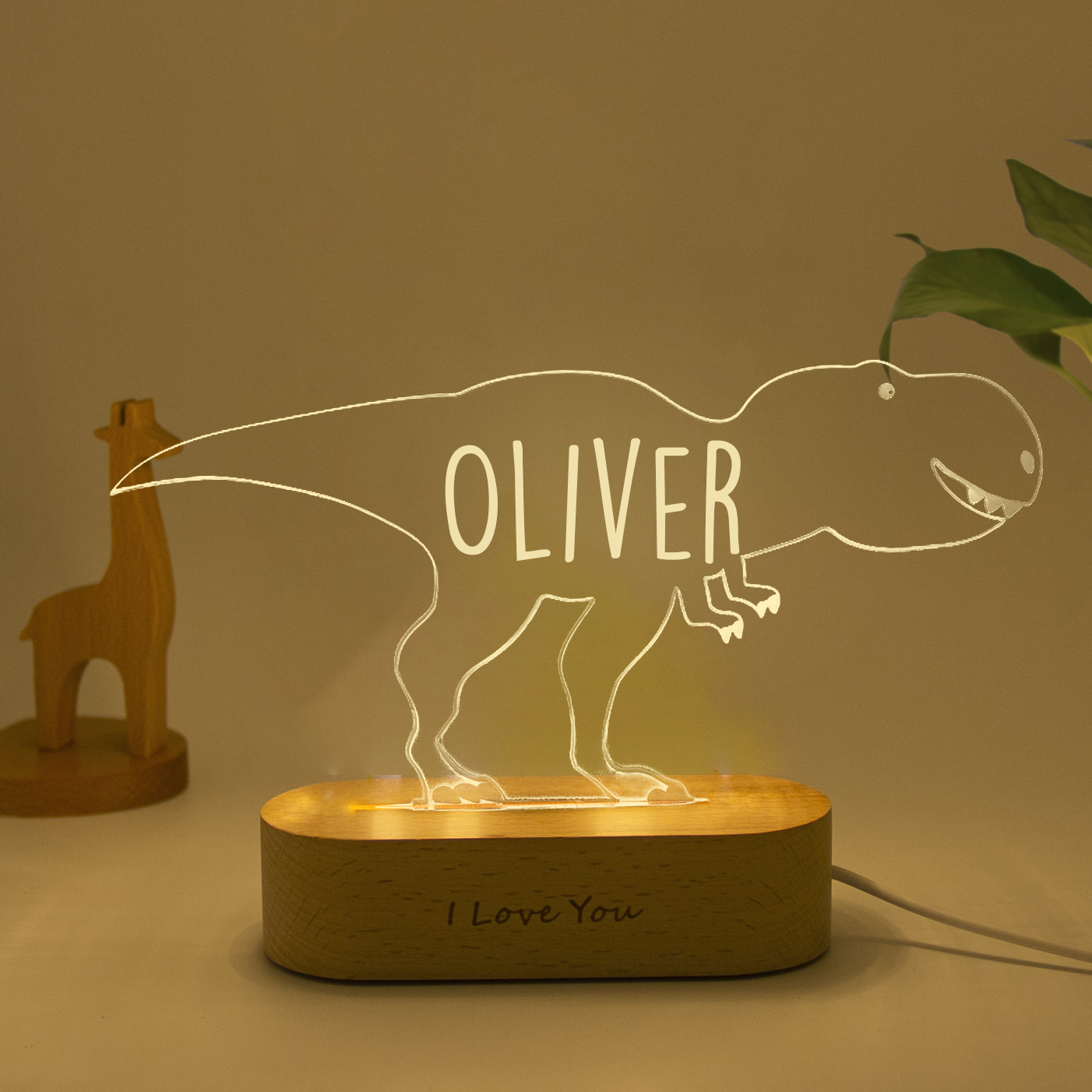 Custom Dinosaur Night Lights