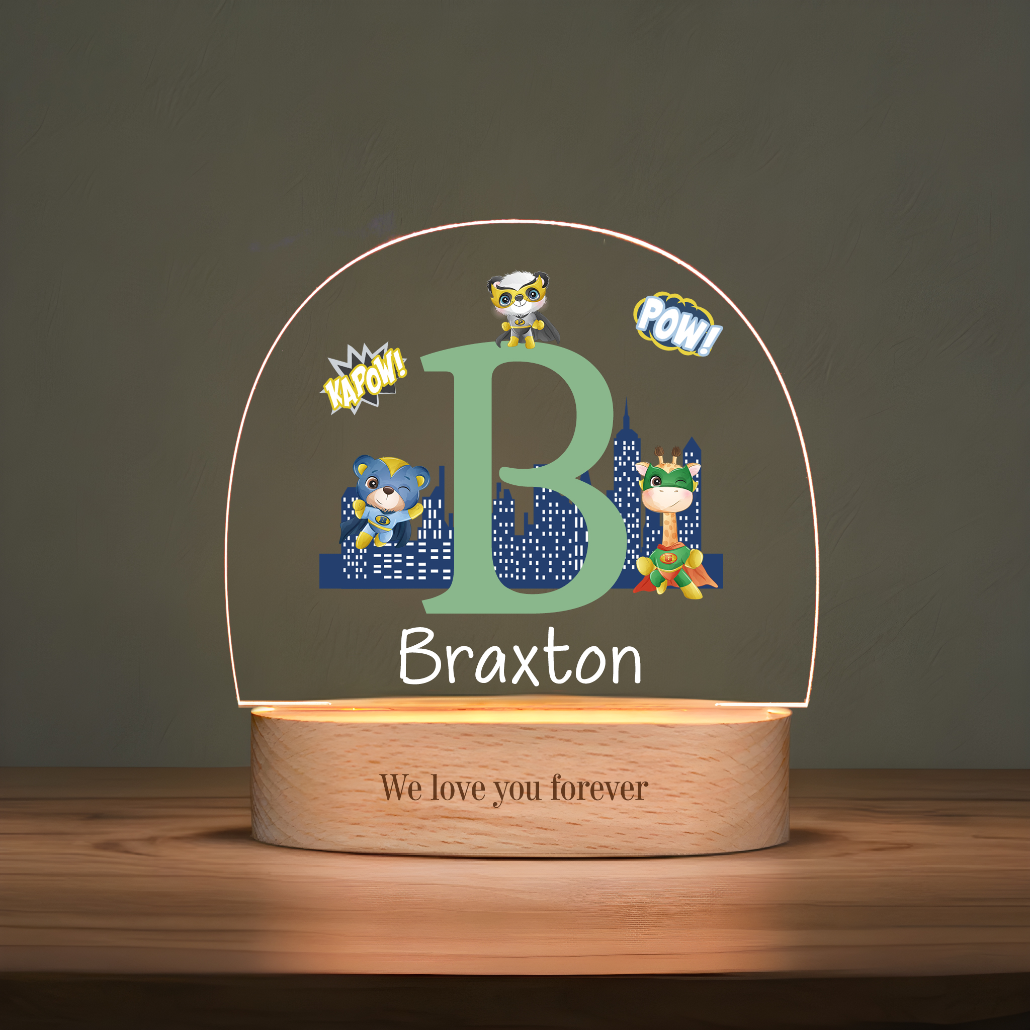 Personalized Kid's Name Night Light