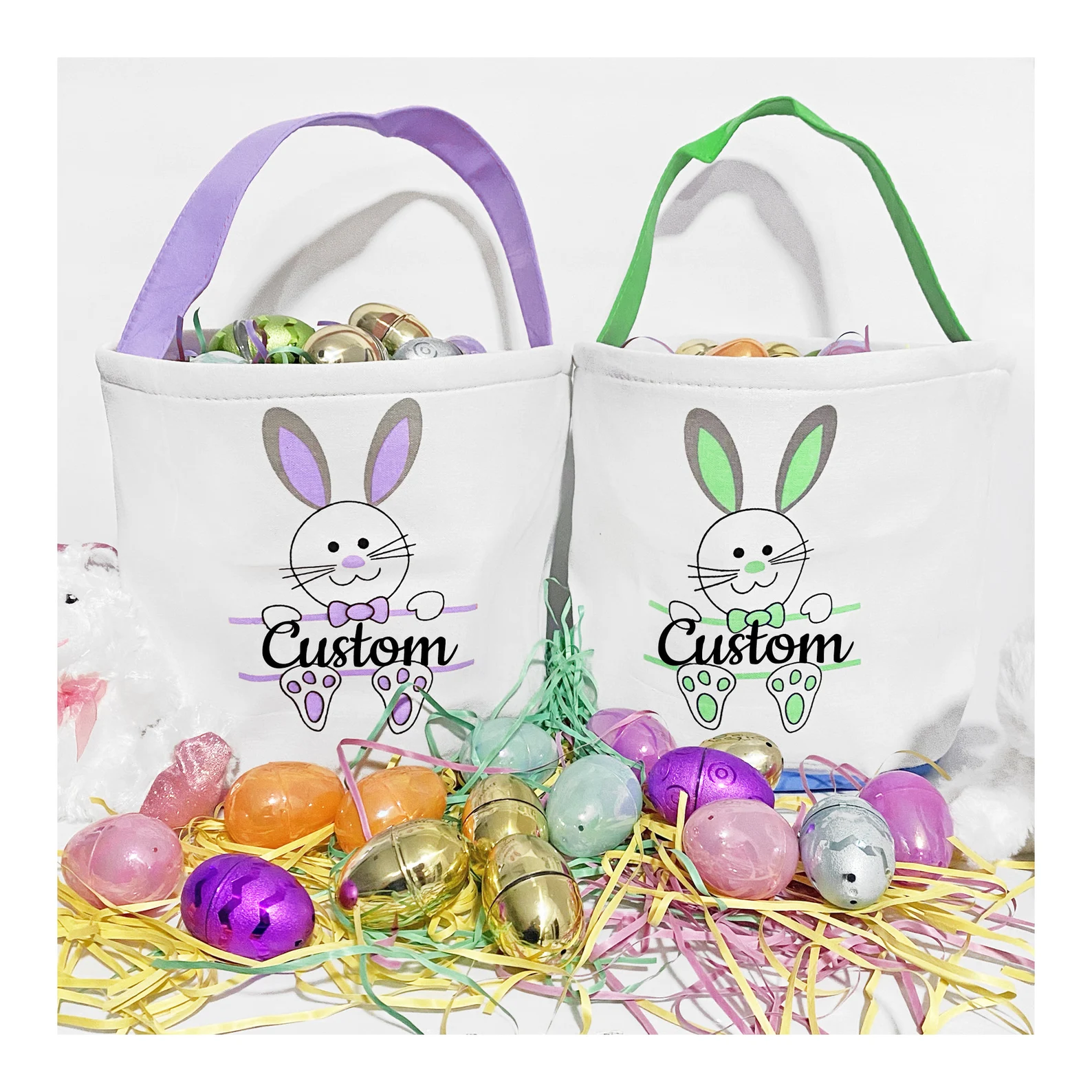 Personalized Easter Bunny Basket
