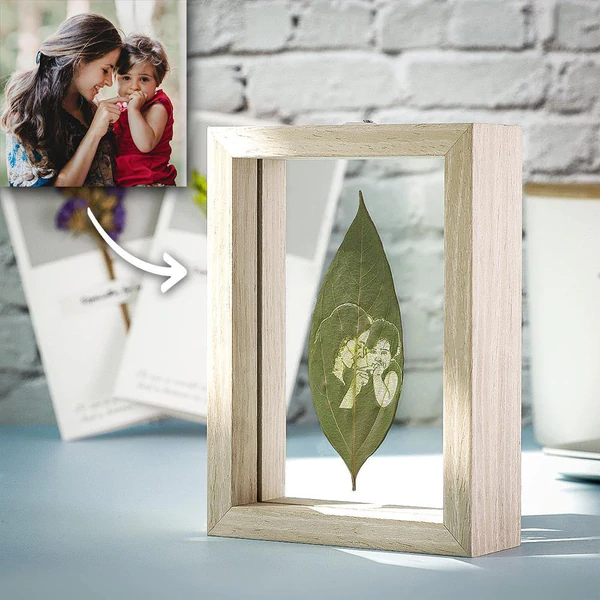Customized Photo Leaf Carving 