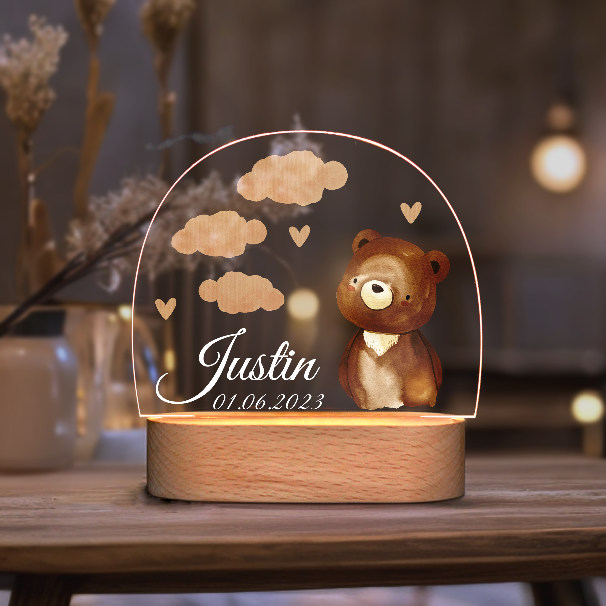 Custom Colorful Night Lights - Beer