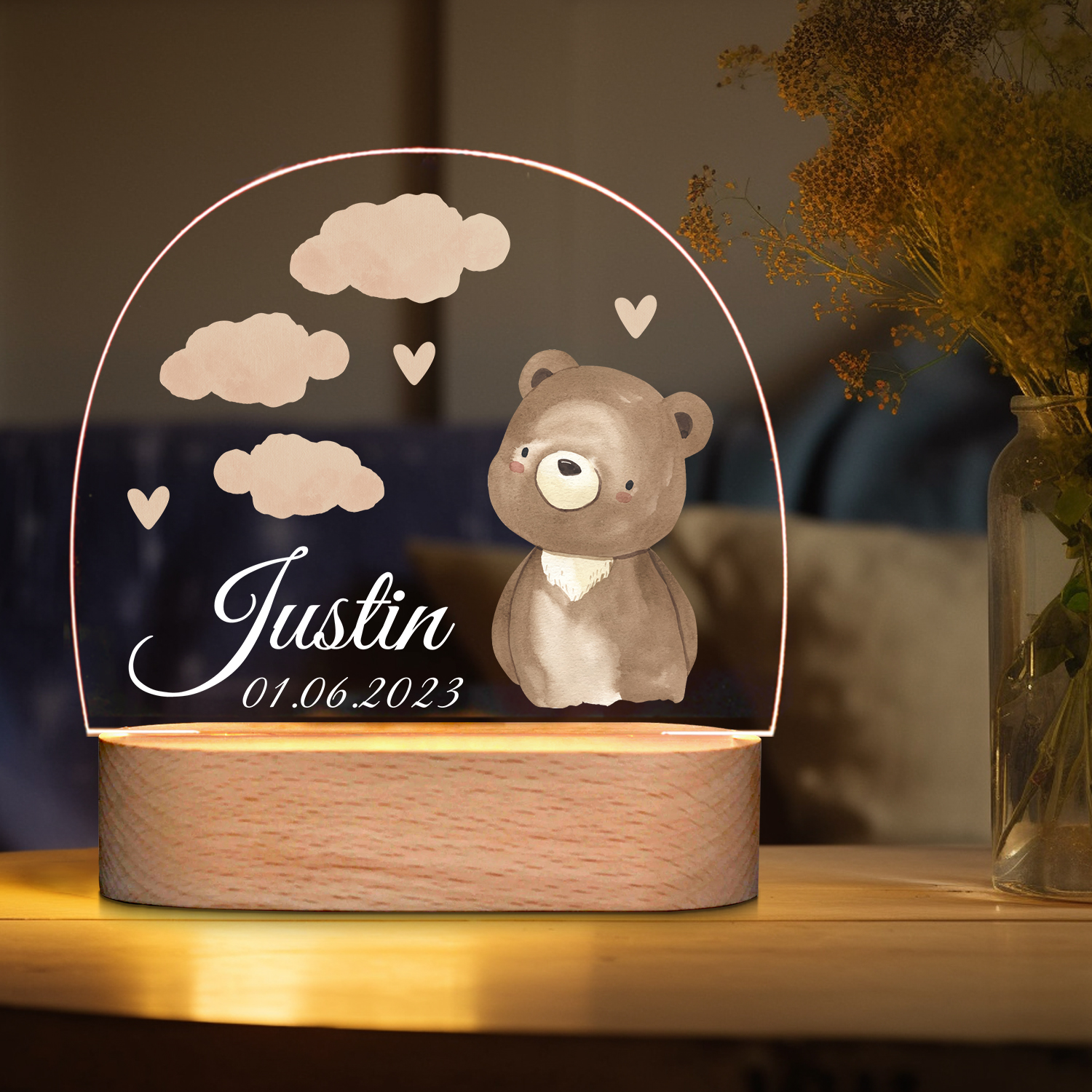 Custom Colorful Night Lights - Beer