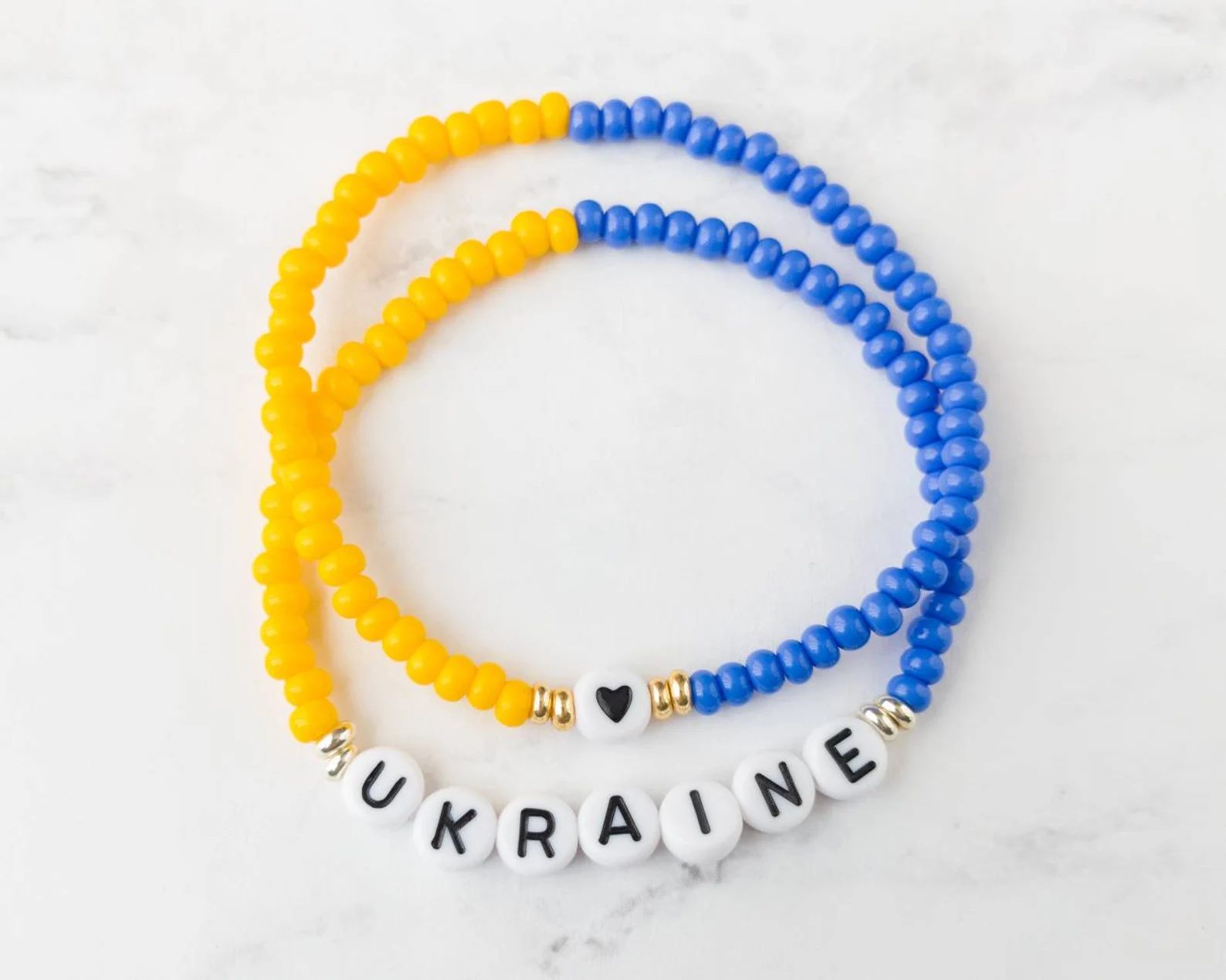 100% of Profits Donated to Support Ukraine Bracelet 