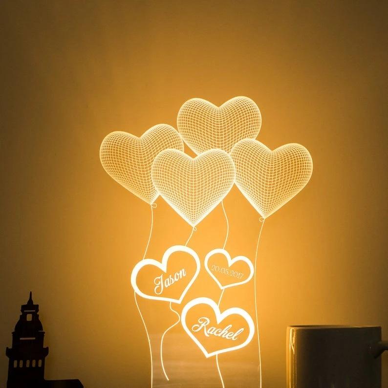 Personalized 3D Illusion Lamp