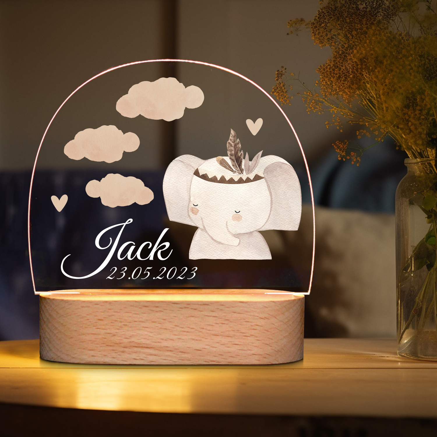 Custom Colorful Night Lights - Elephone