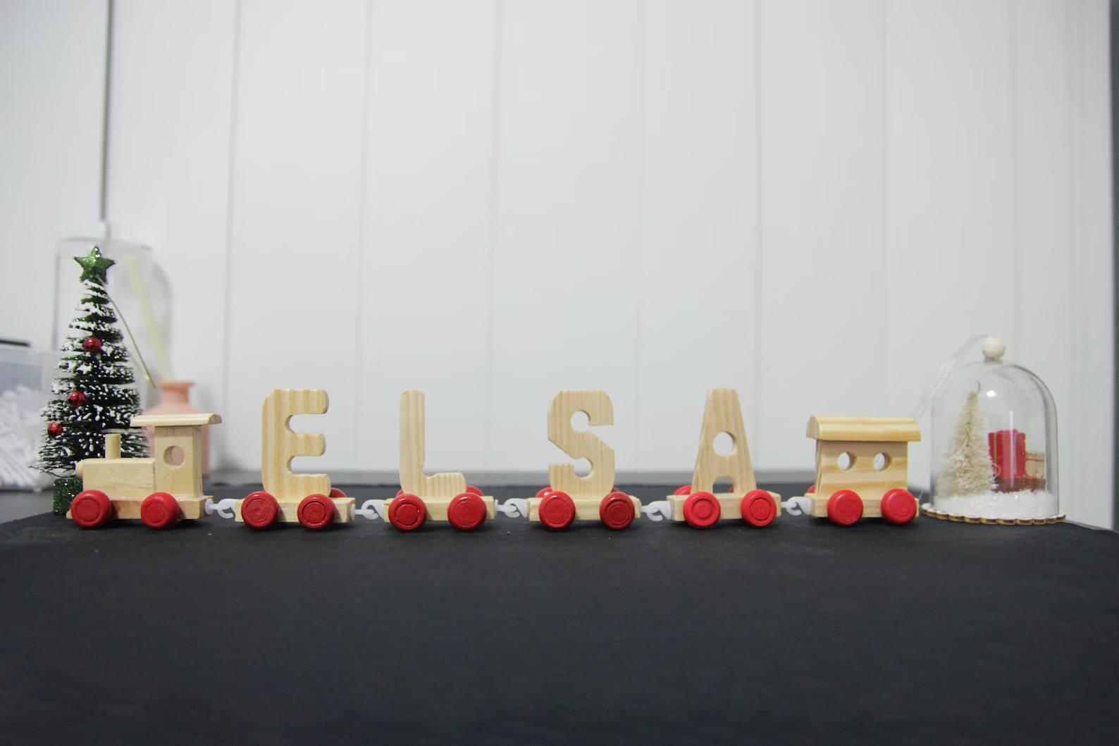 Personalized Letter Wooden Train